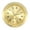 Gold, variant on YIEMEEN Sophisticated Miniature Clock Insert with Roman Numerals Round Metal Watch Dials Replacement for Clock Crafts