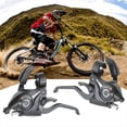 thumbnail image 2 of Juego de Desviador y Palanca de Cambios para Bicicleta de 21 Velocidades, Palancas de Cambio 3x7 con Freno, Manija de Disco para Ciclismo, Incluye Cable de Cambio., 2 of 6