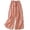 a-Pink329, variant on VNKIDY Womens Solid Color Linen High Waist Drawstring Elastic Waist Wide Leg Pants Floral Embroidered Casual Trousers For Summer Daily Wear Navy XXXL