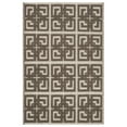 thumbnail image 2 of SAFAVIEH Martha Stewart Vermont Geometric Squares Wool Area Rug, Ivory/Brown, 8' x 10', 2 of 5