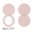 thumbnail image 2 of Unique Bargains Rotating Circle Makeup Mirror Pink, 2 of 3