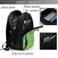 thumbnail image 4 of Honeii Pumpkin Leaves for Travel Laptop Backpack, Business Laptops Backpack with USB Charging Port, College High School Computer Bag for Men Women, 4 of 7