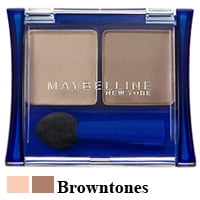 Maybelline Expert Wear Chic Naturals Eyeshadow Duos, 70D Browntones, 0.08 oz