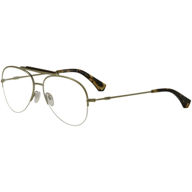 Emporio Armani Men's Eyeglasses EA1020 EA/1020 3002 Pale Gold Optical