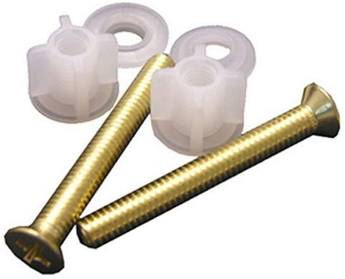 LASCO 141069 Replacement Hinge Brass Bolts, Washers and Nuts for