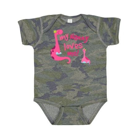 

Inktastic My Nanny Loves Me Gift Baby Girl Bodysuit