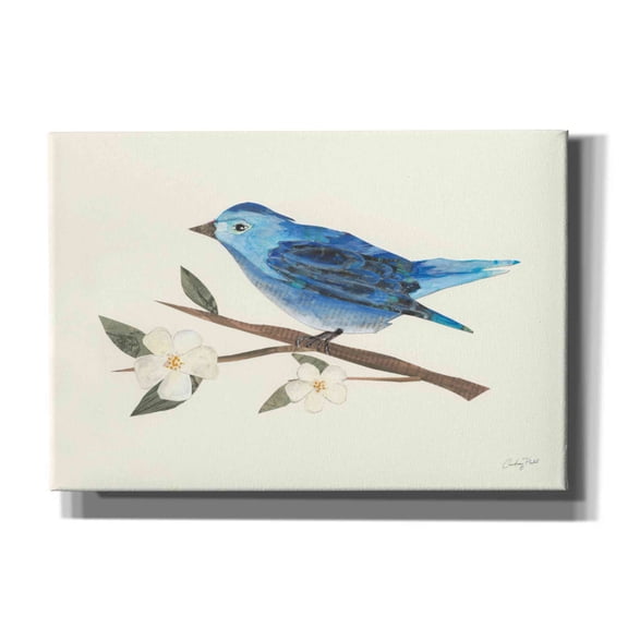 Epic Graffiti 'Birds and Blossoms II' by Courtney Prahl, Canvas Wall Art, 26"x18"