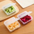 thumbnail image 6 of 4Pcs Cheese Storage Container Lid Fridge Food Butter Fresh Fruit Sealed Box, 6 of 11