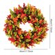 thumbnail image 3 of Adorno Corona Navideña Eucalipto Otoño WDOplteas Acción Gracias, 3 of 9
