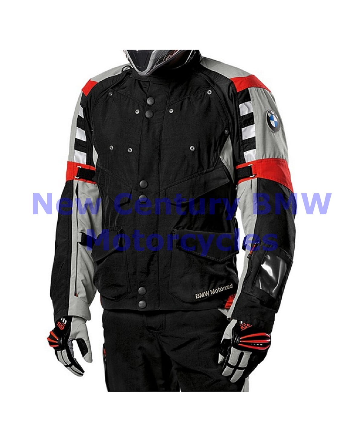 BMW Genuine Motorcycle Men Rallye Riding Jacket Black/Red US 36 Euro 46 - Walmart.com - Walmart.com