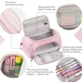 thumbnail image 5 of Goohaelarge Capacity Pencil Case, Extra-Large Capacity Pencil Case - Holds 100 Pens, Multiple Compartments, Durable Nylon for Travel/Office, Portable Pencil Pouchunder $5, Pink, 5 of 6