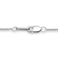 thumbnail image 5 of Jewelili Sterling Silver with 1/3 Cttw Natural Treated Black and Natural White Diamond Tilted Heart Pendant Necklace, 18" Cable Chain, 5 of 7