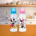 thumbnail image 3 of Biberón Cuello estandar Flujo Medio Disney Minnie y Mickey Evenflo 8oz / 240ml, 3 of 4