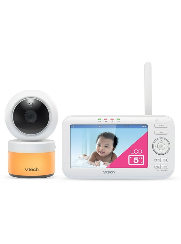 VTech VM5263 5" Digitial Video Baby Monitor with Pan and Tilt and Night Light