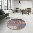 thumbnail image 4 of Ahgly Company Machine Washable Indoor Rectangle Industrial Modern Rosy Brown Pink Area Rugs, 2' x 5', 4 of 7
