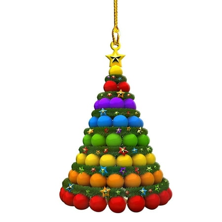 

Jikolililili Christmas Ornament Lovely Tree Gift Ornament Christmas Tree Hanging Party Decor