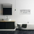 thumbnail image 2 of Stupell Industries Fun Laundry Room Funny Word Bathroom Black And White Design, 13 x 30,Design by Kimberly Allen, 2 of 5