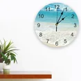 thumbnail image 2 of Beach Sky Sea Silent Decorative Wall Clock Digital Clock Operated Round Home Office School Clocks（14 Inch）, 2 of 6