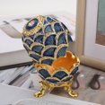 thumbnail image 4 of Easter Egg Jewelry Box, Enameled Jewelry Box, Organizer, Home Decoration, 4 of 4