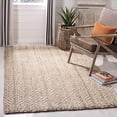 thumbnail image 2 of Safavieh Natural Fiber Collection NF185A Handmade Boho Farmhouse Woven Jute Area Rug, 3' x 5', Ivory, 2 of 4