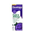 thumbnail image 3 of (2 pack) Children’s Dimetapp Cold & Allergy Liquid, Runny Nose & Sneezing Relief, 4 fl oz, 3 of 12