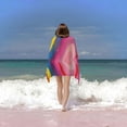 thumbnail image 6 of Rainbow Retro Heart Printed Microfiber Sand Free Pool Towel Lightweight Oversized Quick Dry Absorbent Compact Travel Must Have for The Swimming Summer Cruise Ship Essentials, 6 of 8