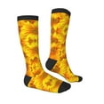 thumbnail image 3 of Bingfone Compression Socks For Women And Men Long Socks For Running Athletic Cycling Nurse-3d Sunflowers, 3 of 9