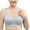 #1_Gray, variant on Plus Size Front Closure Bras for Women Wirefree Underwear Push Up Lace Bras Full Support Bralettes U-Neck Seamless Bra Soft Comfort Everday