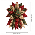 thumbnail image 2 of DIY Quilted Christmas Tree Wreath Making Kit, Fabric Patchwork Holiday Wreath Craft Set, Hand‑Sew Wall Hanging Ornament for Christmas Home Decoration, 2 of 6