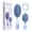 Blue, variant on Daily Gard Detangling Wet Hair Brush Set for Women and Girl, Ultra Soft-Nylon Bristles Detangler Brush for All Hair Types, Blue, Idea Gift