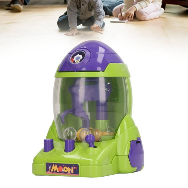 Mini Máquina De Garra Espacial, Máquina De Juego De Garra Electrónica Con Forma De Cohete De Dibujos Animados Lindo Para Fiesta, Cumpleaños, Mesa Para Niños