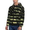 thumbnail image 3 of Haiem American Flag Camo Patterned Men's Hoodie with Kangaroo Pocket - Ideal Pullover Sweatshirt for Daily Wear, Travel, and Home-4X-Large, 3 of 7