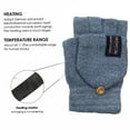 thumbnail image 4 of USB Heated Half Finger Gloves Under $5! Kadlawus USB Winter Half Finger Gloves, Electric Heated Knit Gloves for Men Women, Windproof Cold Warm Heating Gloves, Touchscreen Convertible Gloves, 4 of 5