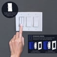 thumbnail image 4 of RunLessWire Click for Philips Hue Wireless Battery-Free Smart Dimming Light Switch- Gray, 4 of 8