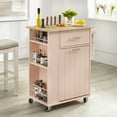 thumbnail image 4 of TMS Lima Kitchen Cart, Blush Pink, 4 of 9