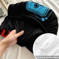 thumbnail image 4 of Twin XL Size Fitted Sheet Set - Game Controller 2 Piece Bedding Sets 16" Deep Pocket Fitted Sheet with 1 Pillowcases, Modern Art Gaming Handheld Black Brushed Microfiber Hotel Luxury Bed Sheets, 4 of 9