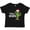 AB-Black, variant on Feliz Navidad Christmas Cactus in Santa Hat Boys or Girls Toddler T-Shirt