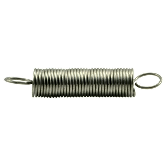 3/8" x 0.035" x 2" 18-8 Stainless Steel Extension Springs (2 pcs.)