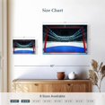 thumbnail image 4 of Elephant Stock Hockey Goalpost Wall Art - Horizontal Canvas Wall Art - Living Room Wall Decor - Photography Sports Canvas - Black And Blue Decor - 24" x 16", 4 of 7