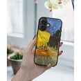 thumbnail image 5 of WIRESTER Shockproof Soft Rubber Cover Case for Apple iPhone 16 Plus 6.7" 2024, Cafe Terrace At Night Van Gogh, 5 of 5
