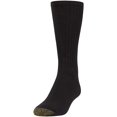 thumbnail image 2 of Chaussette d'Équipage Harrington Gold Toe 3400S pour Hommes - 6 Pièces (Noir), 2 of 5