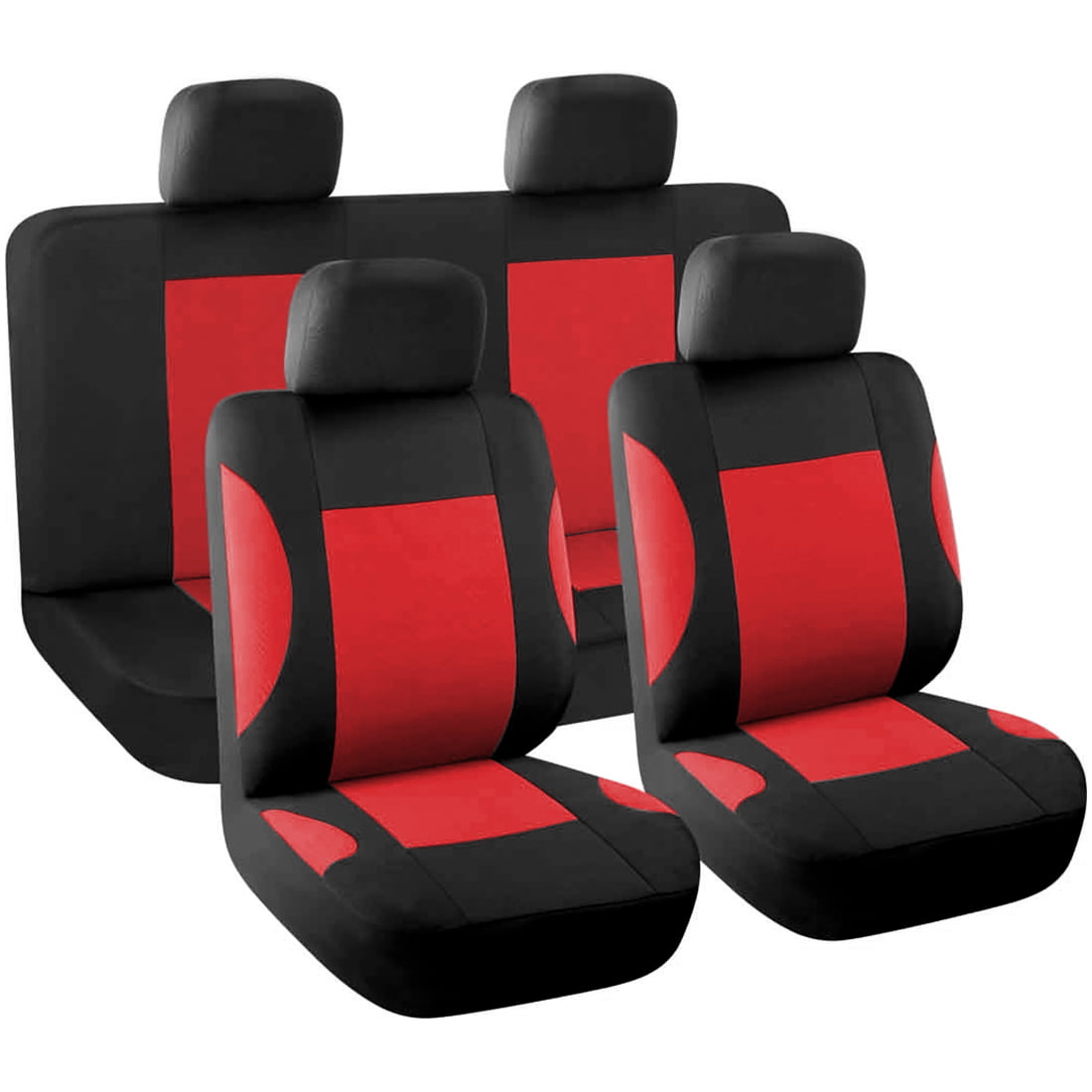 8piece Styling Interior Accessories Car Vehicle Seat Cover full set Red