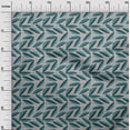 thumbnail image 3 of oneOone Velvet Turquoise Green Fabric Abstract Leaf With Dot Sewing Craft Projects Fabric Prints By Yard 58 Inch Wide, 3 of 4