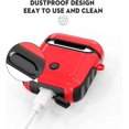 thumbnail image 1 of Coque pour Airpods, ORETech Hybride Robuste 2 en 1 Antichoc Coque de Protection Complète PC Dur+silicone Souple, 1 of 4