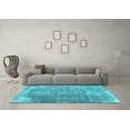 thumbnail image 3 of Ahgly Company Indoor Rectangle Abstract Light Blue Contemporary Area Rugs, 5' x 7', 3 of 4