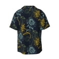 thumbnail image 7 of Kdxio Men's Hawaiian Shirt for Men Short Sleeve Shirt Sunflowers Summer Casual Holiday Beach Button Down T-Shirts, 7 of 7