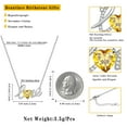 thumbnail image 6 of Beautlace Heart Love Necklace,925 Sterling Silver Enchanting Love Birthstone Heart Pendant Necklace Jewelry Birthday Christmas Mother's Day Gifts for Women Mom, 6 of 9