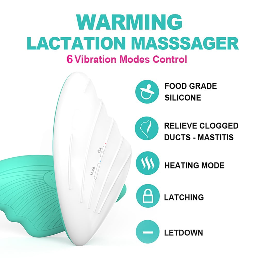  SMOOCH 3-in-1 Warming Lactation Massager - Breast Massager  For Breast Feeding