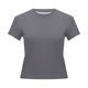 thumbnail image 5 of Camiseta de manga corta ajustada y moderna para mujer: corte ajustado y sexy, versátil con vaqueros/pantalones cortos, tejido suave para el verano, talla real, lavado en frío., 5 of 6