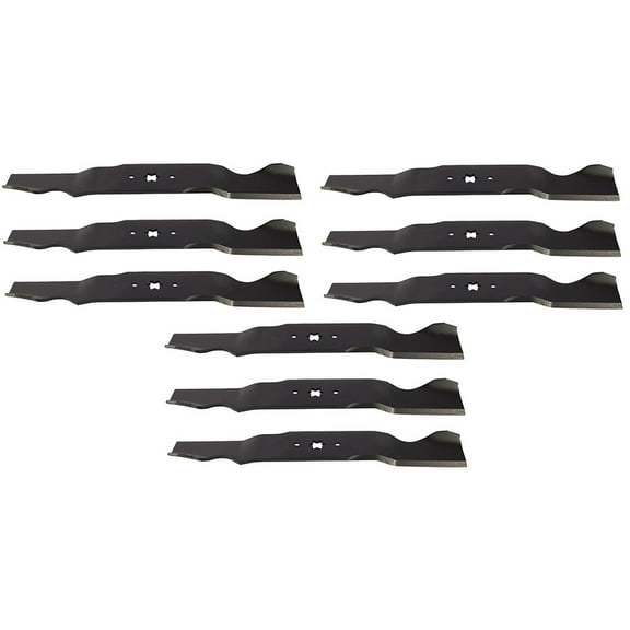 RAParts 9PK Mower Blades Fits Cub Cadet RZT54 54" 742-0677 942-0677 742-0677A 942-0677A